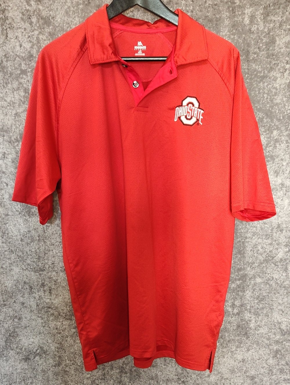 Knights Apparel Ohio State Red Performance Polo